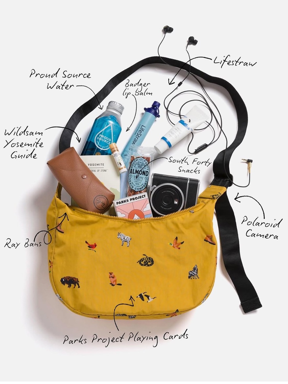 Parks Project BAGGU Bag Collab in Mustard